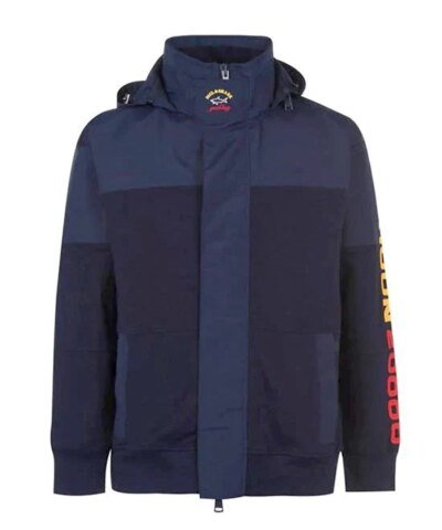 Paul & Shark Typhoon Logo Two - Pocket Hooded Jacket