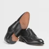 Ermenegildo Zegna Men's Couture Calfskin Vienna Derby Shoes