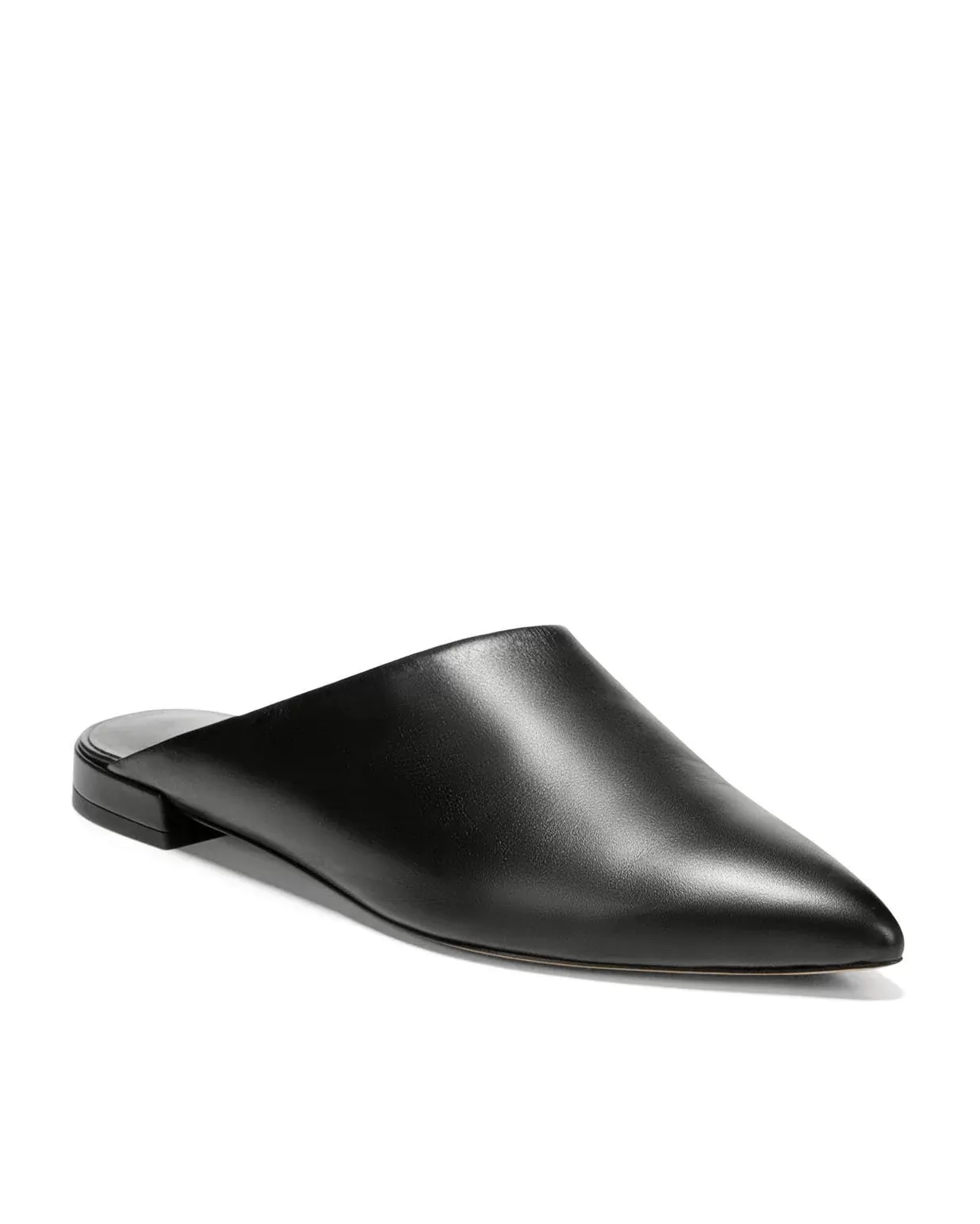 Vince Danna Leather Asymmetrical Flat Mule