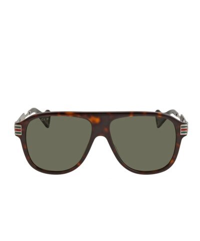Gucci GG0587S-002 M Round Sunglasses