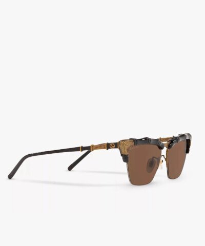 Gucci GG0660S 001 Cat's Eye Sunglasses