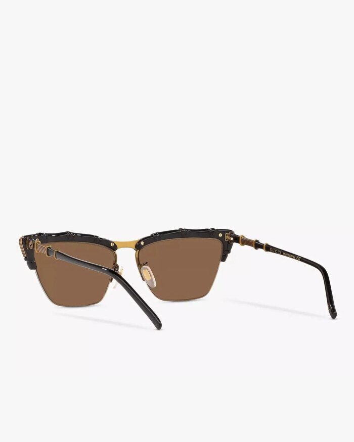 Gucci GG0660S 001 Cat's Eye Sunglasses