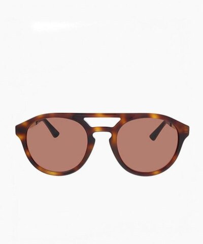 Gucci GG0689S 003 Brown Aviator Sunglasses
