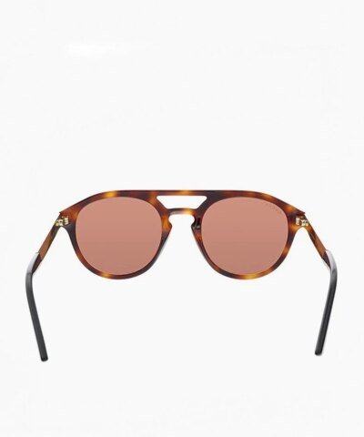 Gucci GG0689S 003 Brown Aviator Sunglasses