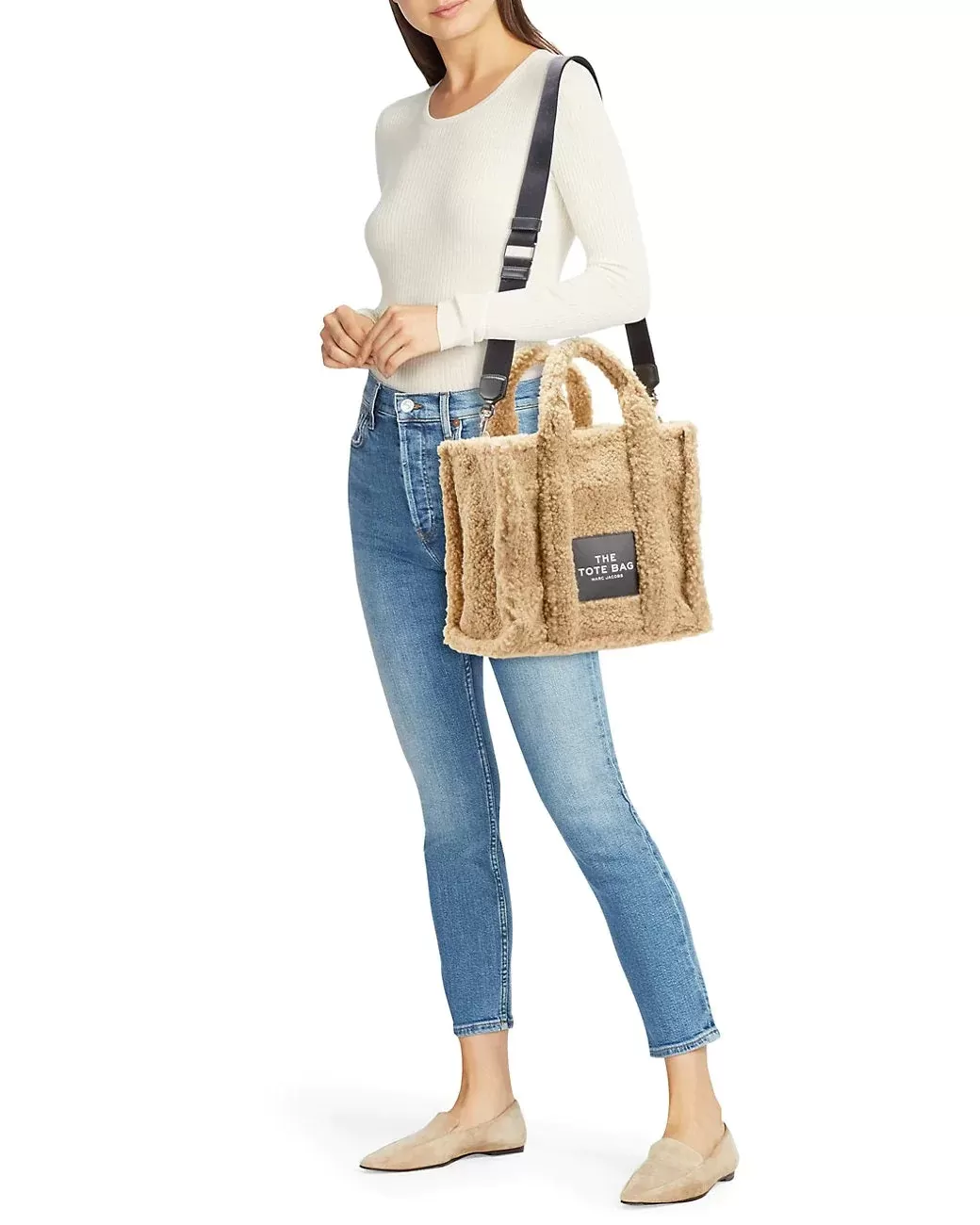 Marc Jacobs Small Traveler Faux Fur Tote