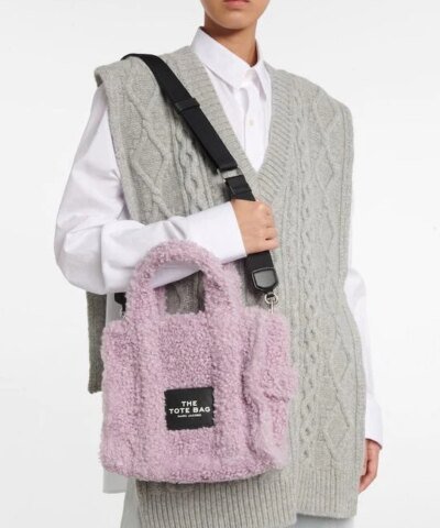 Marc Jacobs Small Traveler Faux Fur Tote