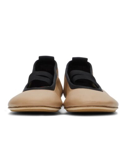 Burberry Tan Grace Ballerina Flats