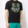 Kenzo Black Graphic-Tiger Head Print T-Shirt
