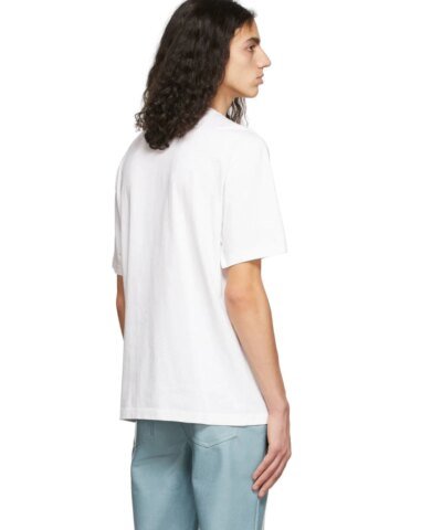 Kenzo White Graphic-Tiger Head Print T-Shirt