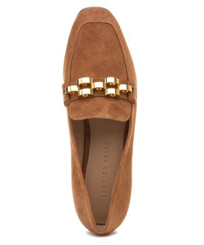Veronica Beard Alire Loafer, Caramel Suede