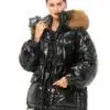 Simplee Millennium Fur Trim Down Coat