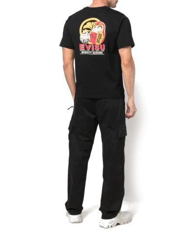 Evisu Graphic-Print Short-Sleeved T-Shirt