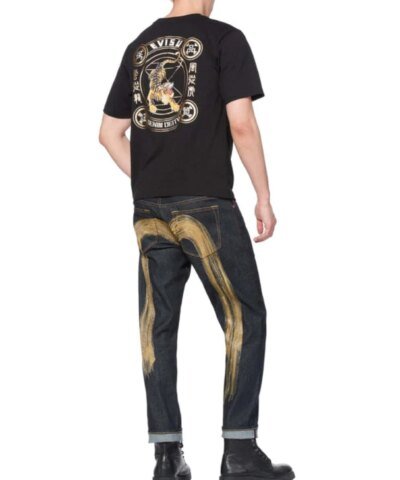 Evisu Tiger Graphic Back-Printed T-Shirt