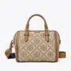 Tory Burch T Monogram Jacquard Barrel, Hazelnut