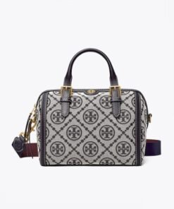 Tory Burch T Monogram Jacquard Barrel, Tory Navy