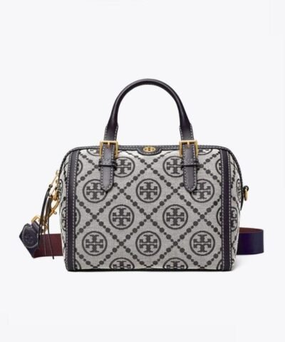 Tory Burch T Monogram Jacquard Barrel, Tory Navy