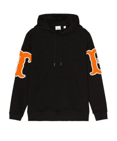 Burberry Cotton Drawstring Hoodie Sweatshirt