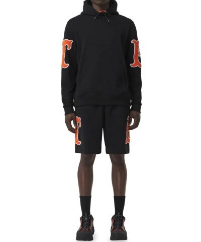 Burberry Cotton Drawstring Hoodie Sweatshirt