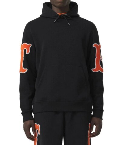 Burberry Cotton Drawstring Hoodie Sweatshirt