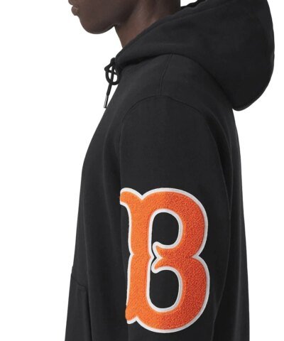 Burberry Cotton Drawstring Hoodie Sweatshirt