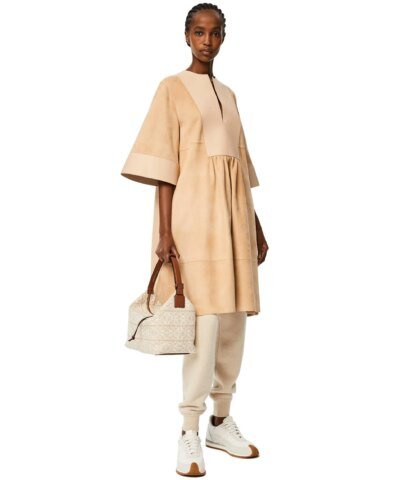 Loewe Cubi Bag In Anagram Jacquard And Calfskin