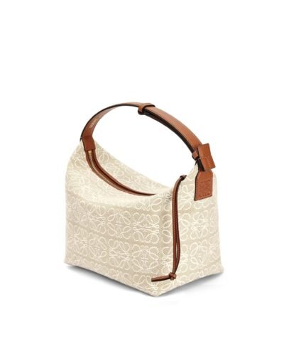 Loewe Cubi Bag In Anagram Jacquard And Calfskin