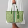 Tory Burch T Monogram Coated Canvas Tote Bag