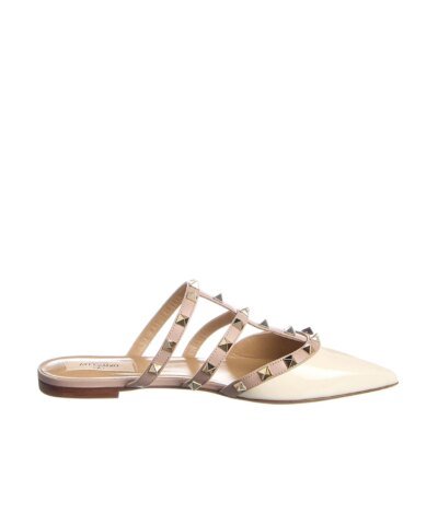 Valentino Garavani Rockstud Caged Patent Mule