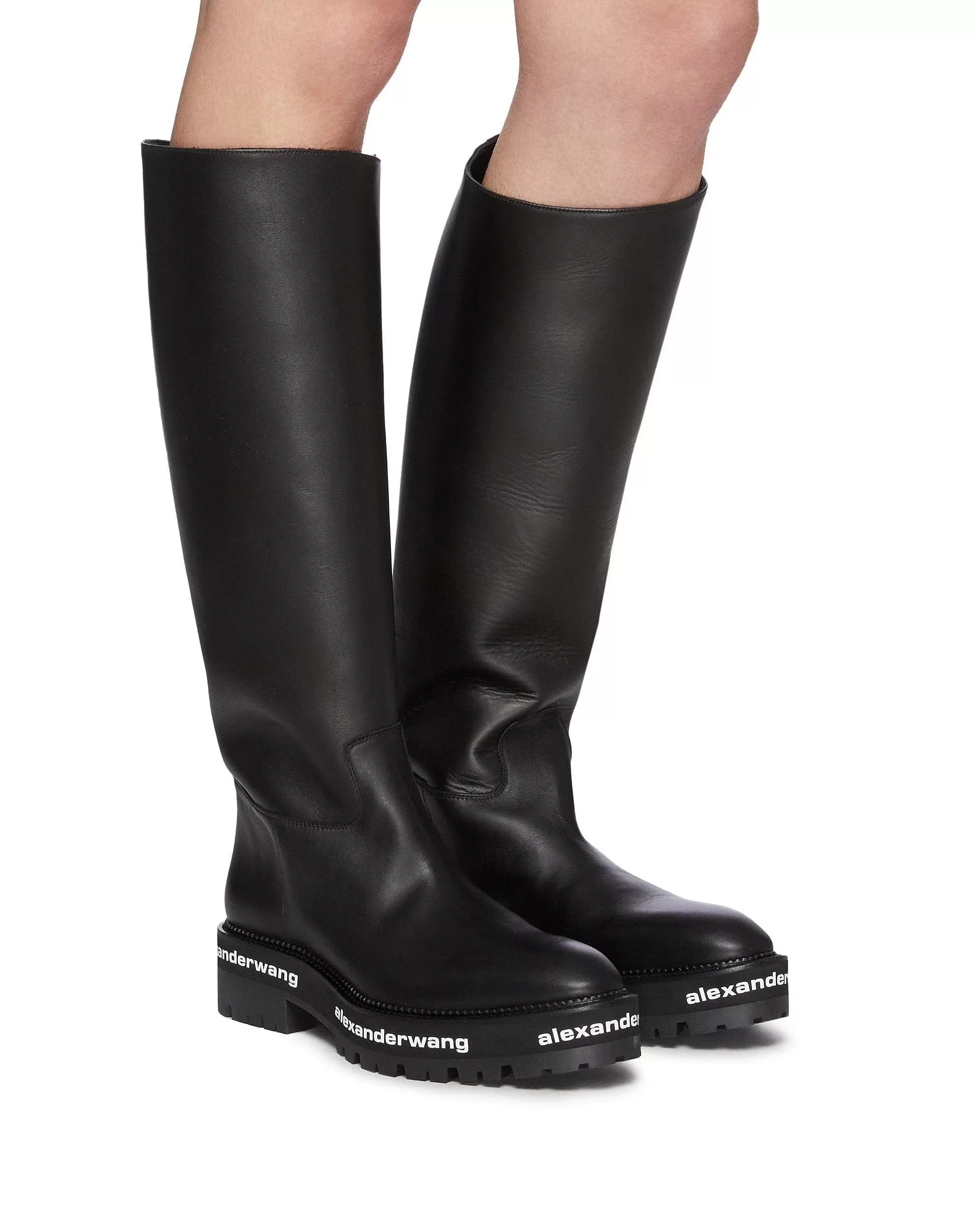 Alexander Wang Sanford Leather Riding Boot