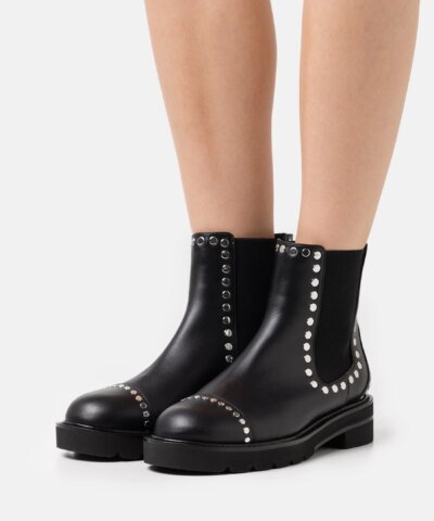 Stuart Weitzman Frankie Lift Studs Ankle Boots