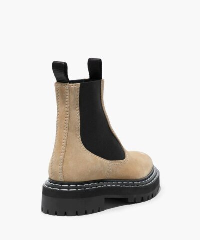 Proenza Schouler Suede Lug Sole Chelsea Boots