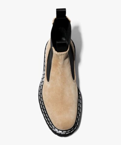 Proenza Schouler Suede Lug Sole Chelsea Boots