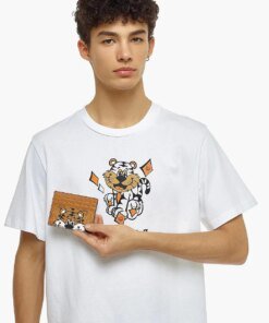 MCM Card Case in New Year Tiger Visetos