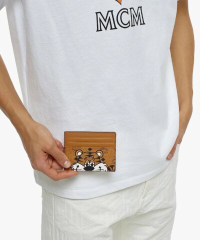 MCM Card Case in New Year Tiger Visetos