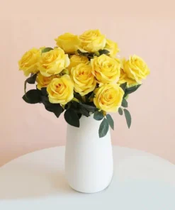 Alternative view of Floral 10 Heads Rose Bouquet Artificial Flowers