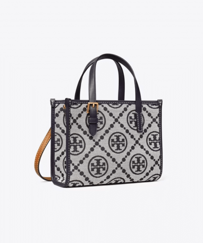 Alternative view of Tory Burch Mini T Monogram Square Tote