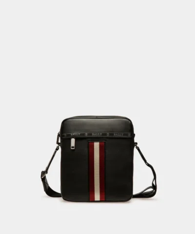 Bally Holm Leather Cross-Body Bag In Black
