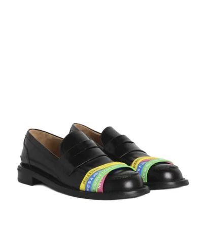 Alternative view of JW Anderson Elastic Leather Loafers