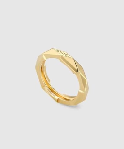 Gucci Link to Love Studded Ring