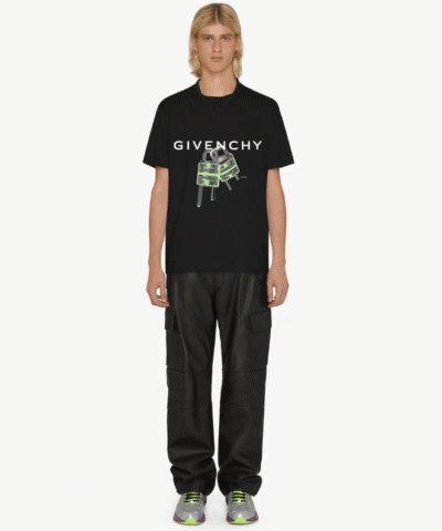 Alternative view of Givenchy 4G Lock Black Slim Fit T-Shirt