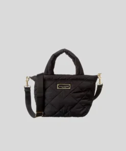 Marc Jacobs Quilted Nylon Mini Tote Black