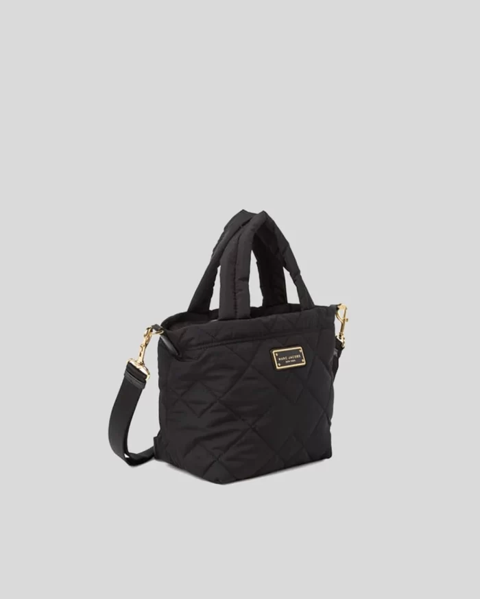 Marc Jacobs Quilted Nylon Mini Tote Black - Image 2