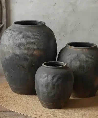 Alternative view of E Garden Rustic Vintage Style Terracotta Planter