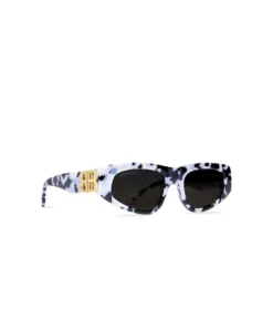 Alternative view of Balenciaga Dynasty D-Frame Sunglasses In White