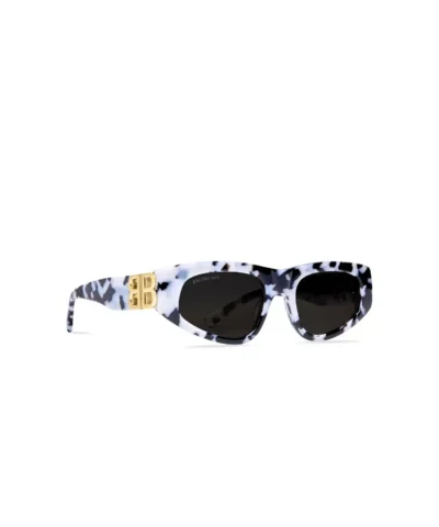 Alternative view of Balenciaga Dynasty D-Frame Sunglasses In White