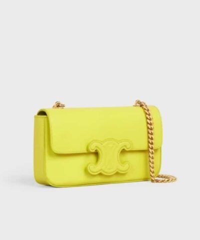 Alternative view of Celine Chain Shoulder Bag Cuir Triomphe In Shiny Calfskin