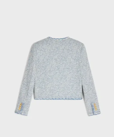 Alternative view of Celine Cardigan Jacket In Wool Natte