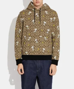 Alternative view of Coach X Peanuts Signature Snoopy Hoodie