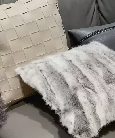 Alternative view of Nanis Animal Fur Pillow 12" x 20"