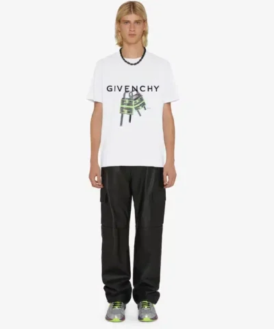 Alternative view of Givenchy 4G Lock White Slim Fit T-Shirt